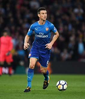 Watford V Arsenal 2017-18 Prints: Koscielny in Action: Arsenal vs. Watford, Premier League 2017-18