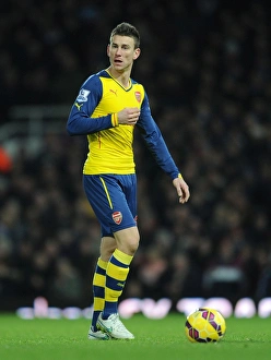 West Ham United V Arsenal 2014-15 Prints: Koscielny in Action: West Ham United vs Arsenal, Premier League 2014-15