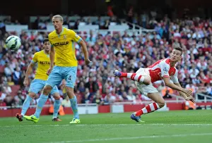 Arsenal V Crystal Palace 2014/15 Prints: Koscielny Scores Under Pressure: Arsenal vs Crystal Palace, Premier League 2014/15