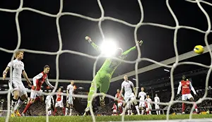 Fulham V Arsenal 2011-12 Prints: Koscielny Strikes: Arsenal's Winning Goal Against Fulham (2011-12)