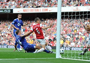 Arsenal V Bolton Wanderers 2010-11 Prints: Koscielny Stunner: Arsenal's First Goal vs. Bolton (4-1)