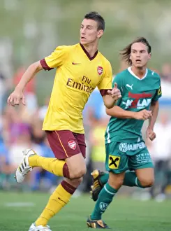 SC Neusiedl V Arsenal Prints: Koscielny's Dominance: Arsenal's 4-0 Win Over SC Neusiedl
