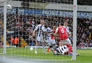 West Bromwich Albion V Arsenal 2011-12 Prints: Koscielny's Header: The Decisive Goal That Secured Arsenal's Victory Over West Bromwich Albion (2011-12)