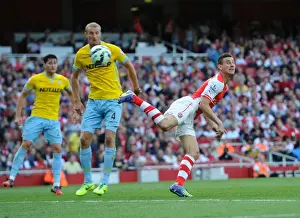 Arsenal V Crystal Palace 2014/15 Prints: Koscielny's Last-Minute Strike: Arsenal v Crystal Palace, 2014/15 Premier League