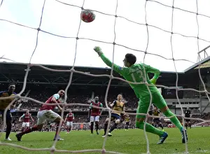West Ham United V Arsenal 2015-16 Prints: Koscielny's Strike: Arsenal's Triumph over West Ham in the Premier League (April 2016)