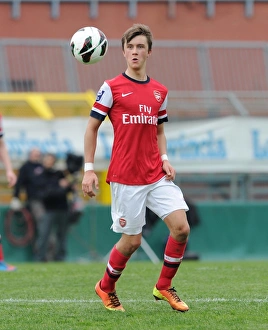 Arsenal U19 v Chelsea U19 - NextGen Series 1-2 Final 2012-13 Collection: Kris Olsson (Arsenal). Arsenal 3: 4 Chelsea. NextGen Series 1 / 2 Final. Stadio Como