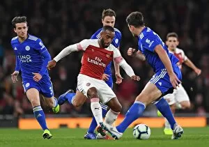 Arsenal v Leicester City 2018-19 Collection: Lacazette 1 181022WAFC