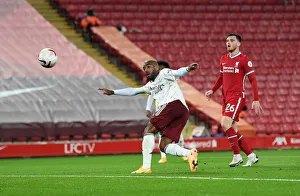 Liverpool V Arsenal 2020-21 Prints: Lacazette Scores the Winner: Liverpool vs. Arsenal, 2020-21 Premier League