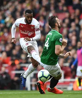 Lacazette vs Dunk: Blocked Shot Drama at Arsenal vs Brighton