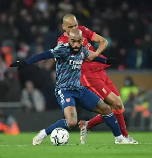 Lacazette vs Fabinho: A Carabao Cup Semi-Final Showdown - Liverpool vs Arsenal, 2021-2022