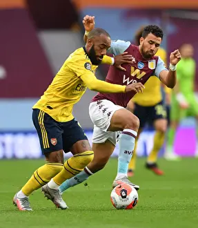 Lacazette vs Trezeguet: Intense Clash in Aston Villa vs Arsenal Premier League Showdown