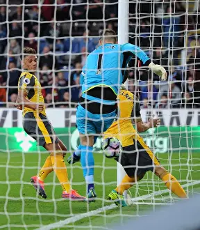 Burnley V Arsenal 2016-17 Prints: Last-Minute Drama: Koscielny's Header Saves Arsenal Against Burnley (2016-17)