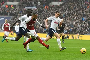 Tottenham Hotspur V Arsenal 2017-18 Prints: Last-Minute Miss: Alex Lacazette's Wide Shot Against Tottenham in the Premier League