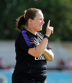Images Dated 9th September 2012: Laura Harvey Leads Arsenal in FA WSL Clash against Lincoln