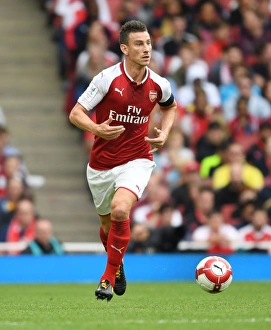Laurent Koscielny in Action: Arsenal vs Sevilla, Emirates Cup 2017-18