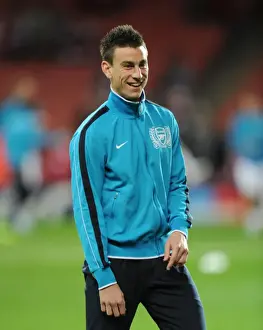 Arsenal V Marseille 2011-12 Prints: Laurent Koscielny (Arsenal). Arsenal 0: 0 Marseille. UEFA Champions League