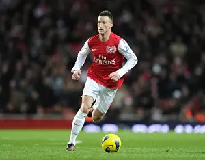 Arsenal V Manchester United 2011-12 Prints: Laurent Koscielny (Arsenal). Arsenal 1: 2 Manchester United. Barclays Premier League