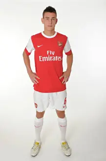 Laurent Koscielny (Arsenal). Arsenal 1st Team Photocall and Membersday