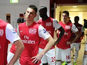 Arsenal v Stoke City 2011-2012 Gallery: Laurent Koscielny (Arsenal). Arsenal 3: 1 Stoke City. Barclays Premier League