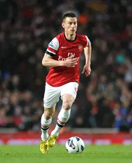 Laurent Koscielny (Arsenal). Arsenal 4: 1 Wigan Athletic. Barclays Premier League