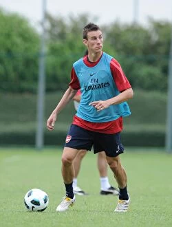 Images Dated 7th July 2010: Laurent Koscielny (Arsenal). Arsenal Training Ground, London Colney, Hertfordshire
