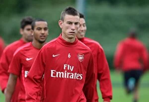 Koscielny Laurent Collection: Laurent Koscielny (Arsenal). Arsenal Training Session. Arsenal Training Ground