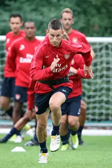 Laurent Koscielny (Arsenal). Arsenal Training Session. Arsenal Training Ground