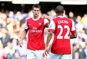 Images Dated 3rd October 2010: Laurent Koscielny (Arsenal). Chelsea 2: 0 Arsenal. Barclays Premier League