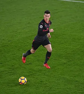 Crystal Palace V Arsenal 2017-18 Prints: Laurent Koscielny (Arsenal). Crystal Palace 2: 3 Arsenal. Premier League. Selhurst Park