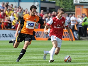 Laurent Koscielny (Arsenal) Danny Kelly (Barnet). Barnet 0:4 Arsenal, Pre season friendly Laurent Koscielny (Arsenal) Danny Kelly (Barnet). Barnet 0:4 Arsenal, Pre season friendly