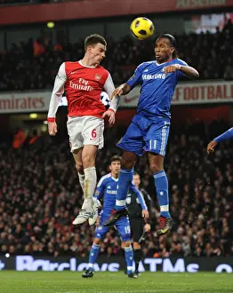 Laurent Koscielny (Arsenal) Didier Drogba (Chelsea). Arsenal 3: 1 Chelsea