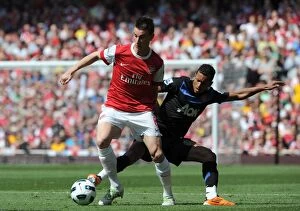 Laurent Koscielny (Arsenal) Nani (Man Utd). Arsenal 1: 0 Manchester United