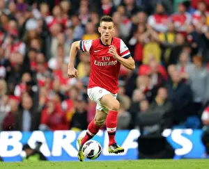 Manchester City V Arsenal 2012:13 Prints: Laurent Koscielny at Arsenal Training Ground: Manchester City Showdown