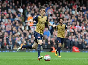 West Ham United V Arsenal 2015-16 Prints: Laurent Koscielny (Arsenal). West Ham United 3: 3 Arsenal. Barclays Premier League