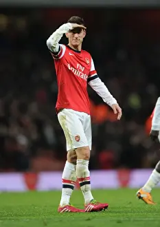 Arsenal V Southampton 2013-14 Prints: Laurent Koscielny: Arsenal's Defensive Hero after Arsenal vs. Southampton (2013-14)