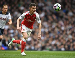 Tottenham Hotspur V Arsenal 2016-17 Prints: Laurent Koscielny: Arsenal's Defensive Wall in the Battle of North London (Tottenham Hotspur vs Arsenal)