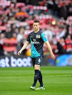 Laurent Koscielny Focused During Liverpool vs Arsenal Premier League Clash (2011-12)