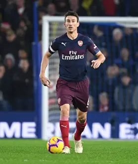 Laurent Koscielny Focuses Amidst Brighton vs Arsenal Premier League Clash