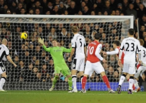 Fulham V Arsenal 2011-12 Prints: Laurent Koscielny Scores the Winner: Fulham vs. Arsenal, Premier League 2011-12