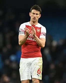 Manchester City v Arsenal 2018-19 Collection: Laurent Koscielny's Farewell Applause: Manchester City vs. Arsenal, Premier League 2018-19