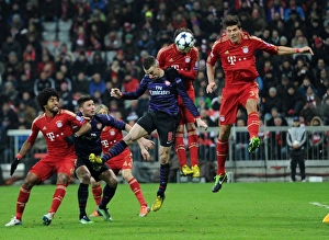 Laurent Koscielny's Headed Goal: Arsenal's Momentum Shift Against Bayern Munich in the 2012-13 UEFA Champions League