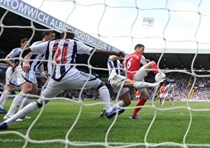 West Bromwich Albion v Arsenal 2011-12 Collection: Laurent Koscielny's Header: Arsenal's Third Goal vs. West Bromwich Albion (2011-12)