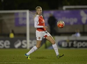 Arsenal Ladies v Reading FC Women 23rd March 2016 Collection: Leah Williamson: In Action for Arsenal Ladies Against Reading FC Women, WSL 1 (2016)