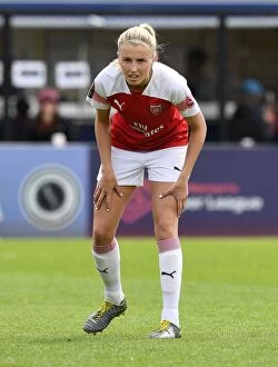 Images Dated 11th May 2019: Leah Williamson in Action: Arsenal Women vs Manchester City Women, WSL (2018-19)