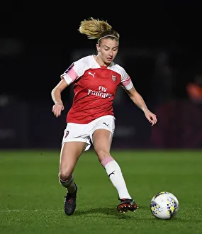 Leah Williamson of Arsenal in FA WSL Continental Tyres Cup Action