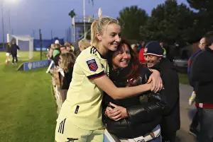 Leah Williamson and Mother's Emotional Reunion after Arsenal's Win over Everton Women