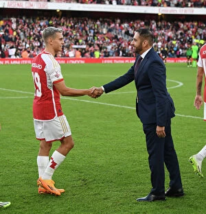 Arsenal v AS Monaco 2023-24 Collection: Leandro Trossard's Triumph: Arsenal FC's Emirates Cup Victory