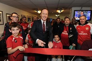 Images Dated 24th October 2015: Lee Dixon Opens Arsenal's New Disabled Supporters Club at Emirates Stadium Before Arsenal vs