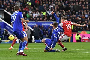 Arsenal 2022-23 Collection: Leicester City v Arsenal 2022-23