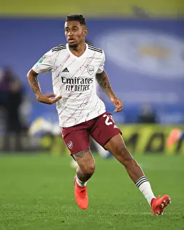Leicester City vs Arsenal: Carabao Cup Clash - Reiss Nelson in Action